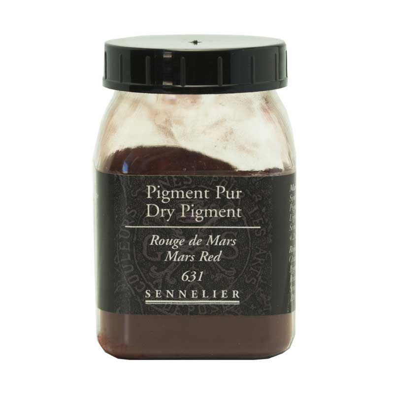 Pigment en poudre - Sennelier - Rouge de Mars - Pot de 200 ml
