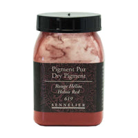 Pigment en poudre - Sennelier - Rouge Hélios - Pot de 200 ml