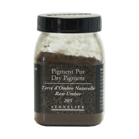 Pigment en poudre - Sennelier - Terre d'ombre naturelle - Pot de 200 ml