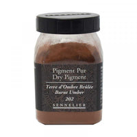 Pigment en poudre - Sennelier - Terre d'ombre brûlée - Pot de 200 ml