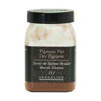 Pigment en poudre - Sennelier - Terre de Sienne Brûlée - Pot de 200 ml