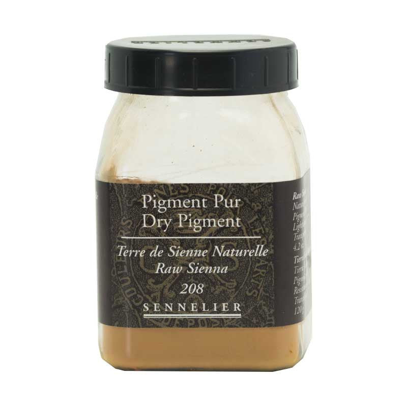 Pigment en poudre - Sennelier - Terre de Sienne Naturelle - Pot de 200 ml