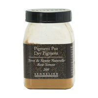 Pigment en poudre - Sennelier - Terre de Sienne Naturelle - Pot de 200 ml