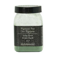 Pigment en poudre - Sennelier - Terre Verte - Pot de 200 ml