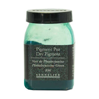 Pigment en poudre - Sennelier - Vert Phtalocyanine - Pot de 200 ml