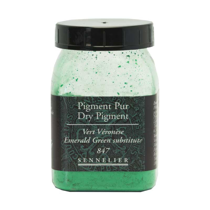 Pigment en poudre - Sennelier - Vert Véronèse - Pot de 200 ml