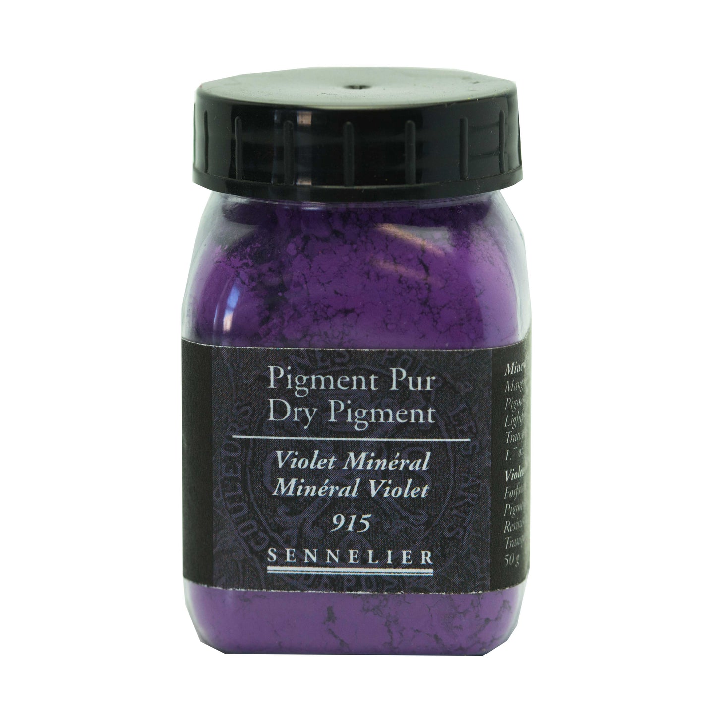 Pigment en poudre - Sennelier - Violet Minéral - Pot de 200 ml