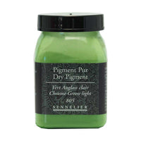Pigment en poudre - Sennelier - Vert anglais clair - Pot de 200 ml