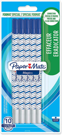 10 effaceurs réécriveur - Pour stylo à encre - Pointe fine - PaperMate