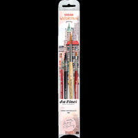 Pinceaux - Aquarelle - 4 formes et tailles - Da Vinci - Urban watercolor set