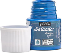 Pot de peinture pour tissu - Textile opaque - Bleu Cobalt - Pébéo - Setacolor - 45ml