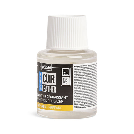 Préparateur dégraissant - Pour cuir et simili - Setacolor Cuir - Pébéo - 110ml