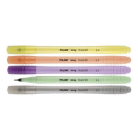 Pochette de 5 feutres pointe fine couleurs pastels Milan