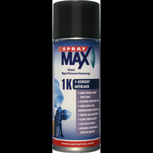 Bombe de peinture - Noir satiné - RAL 9005 - Auto/moto - SprayMax - 400ml