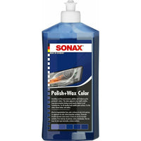 Polish + cire - SONAX - Couleur Bleu - Carrosserie - Flacon 500ml