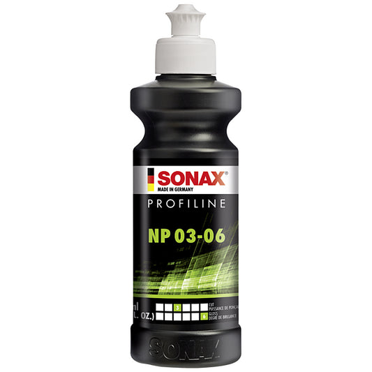 Polish - SONAX - Profiline NP 03-06 - Sans silicone - Carrosserie - Flacon 250ml
