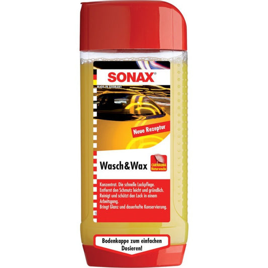 Shampooing avec cire - Carrosserie - SONAX - Flacon de 500ml