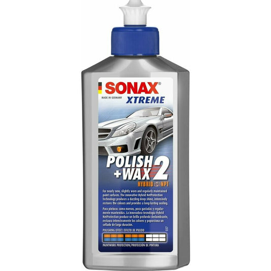 Polish + cire - Carrosserie de voiture neuve - SONAX - Xtreme - Polish+Wax2 - 250ml