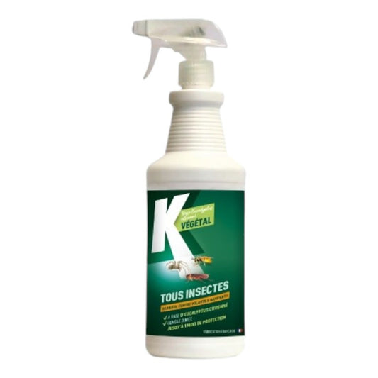 Produit répulsif - Tous insectes - Pulvérisateur - Action immédiate - Tous supports