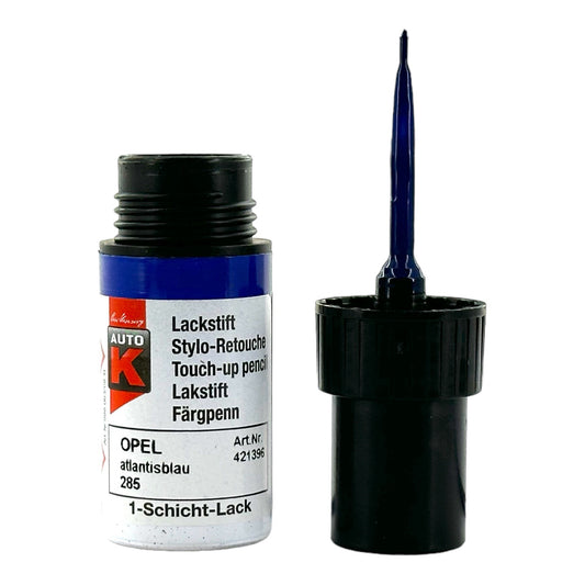 Stylo de retouche pour carrosserie - Opel - Atlantisblau - 285 - Auto K