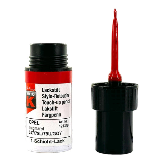 Stylo de retouche pour carrosserie - Opel - Magmarot - 547/79L/79U - Auto K