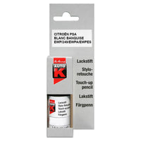 Stylo de retouche pour carrosserie - Citroën - 249 Blanc banquise - Auto K