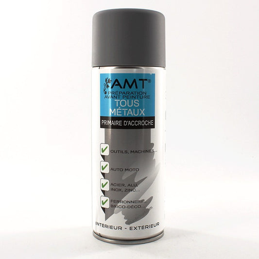 Primaire d'accroche aérosol - Bombe de peinture spray 330ml - Sous-couche - AMT