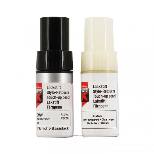 Stylo de retouche et vernis pour carrosserie - BMW - 354 Gris Titansilber