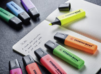 Pot de 6 surligneurs STABILO BOSS ORIGINAL - assortiment fluo