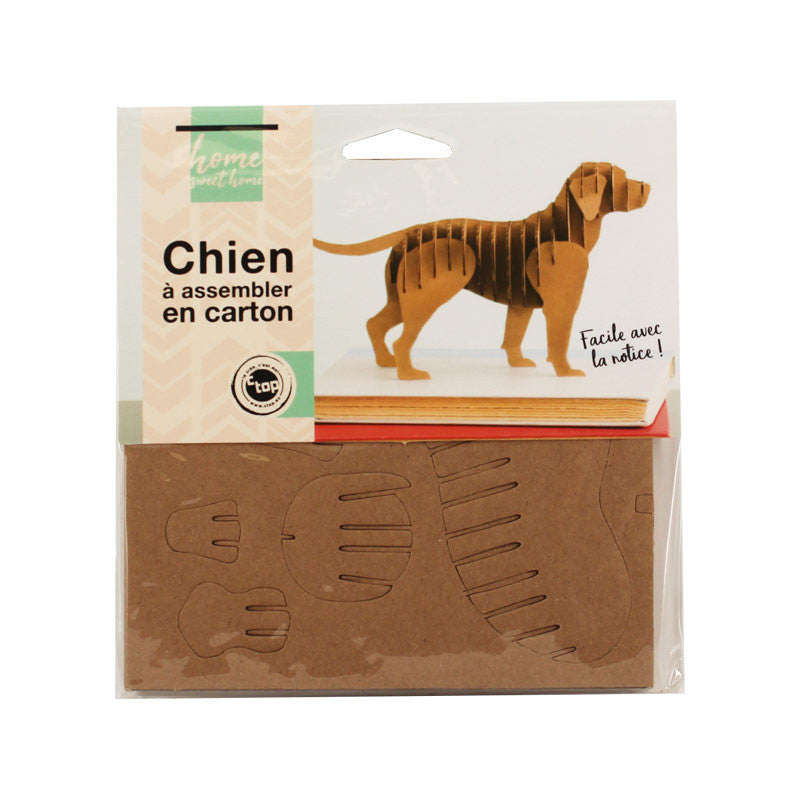 Petit chien en carton - A assembler - CTOP