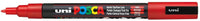 Pochette de 8 marqueurs - Posca - PC3M - Pointe fine conique - Tous supports