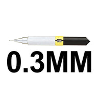 Porte-mine dessin technique professionnel HB 0,3mm Uni Ball