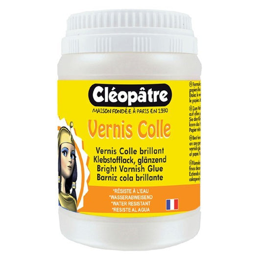 Pot de vernis colle brillant Cléopâtre 250g