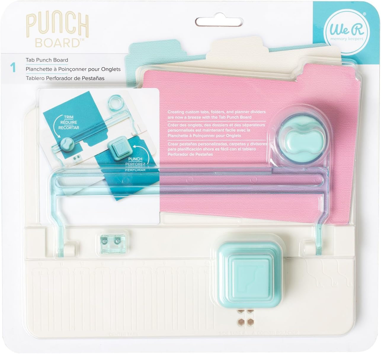 Planche à découper - Créer des onglets pour album - Scrapbooking - We R