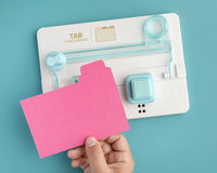 Planche à découper - Créer des onglets pour album - Scrapbooking - We R