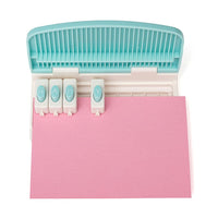 Perforateurs - 26 lettres - Alphabet - Guide d'alignement inclus - Carterie, scrapbooking