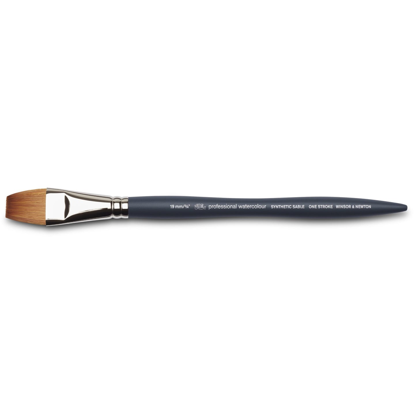 Pinceau plat court 19mm aquarelle professionnelle Winsor & Newton