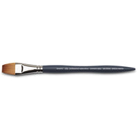 Pinceau plat court 19mm aquarelle professionnelle Winsor & Newton