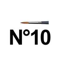 Pinceau rond n°10 aquarelle professionnelle Winsor & Newton