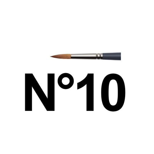 Pinceau rond n°10 aquarelle professionnelle Winsor & Newton