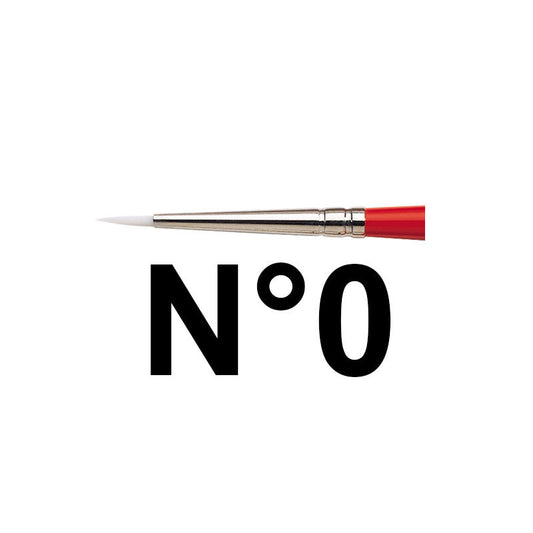 Pinceau rond manche court Winsor et Newton university série 233 n°0