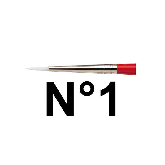 Pinceau rond manche court Winsor et Newton university série 233 n°1