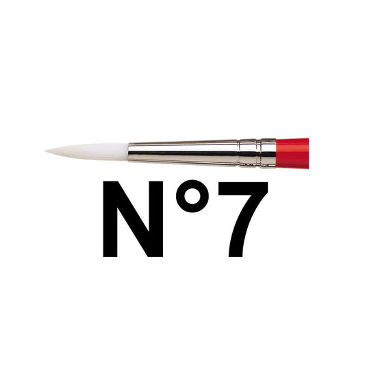 Pinceau rond manche court Winsor et Newton university série 233 n°7