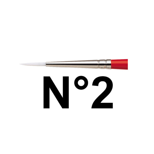 Pinceau rond manche long Winsor et Newton university série 235 n°2