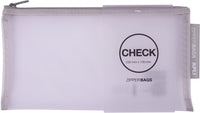 Pochette protège document en nylon chéquier assortiment couleur Apli Zipper Bags